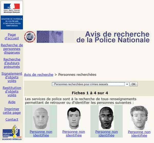 Faux avis de recherche pour faire peur aux victimes
